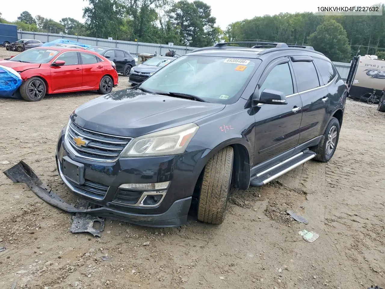 CHEVROLET TRAVERSE 2015, VIN 1GNKVHKD4FJ227632