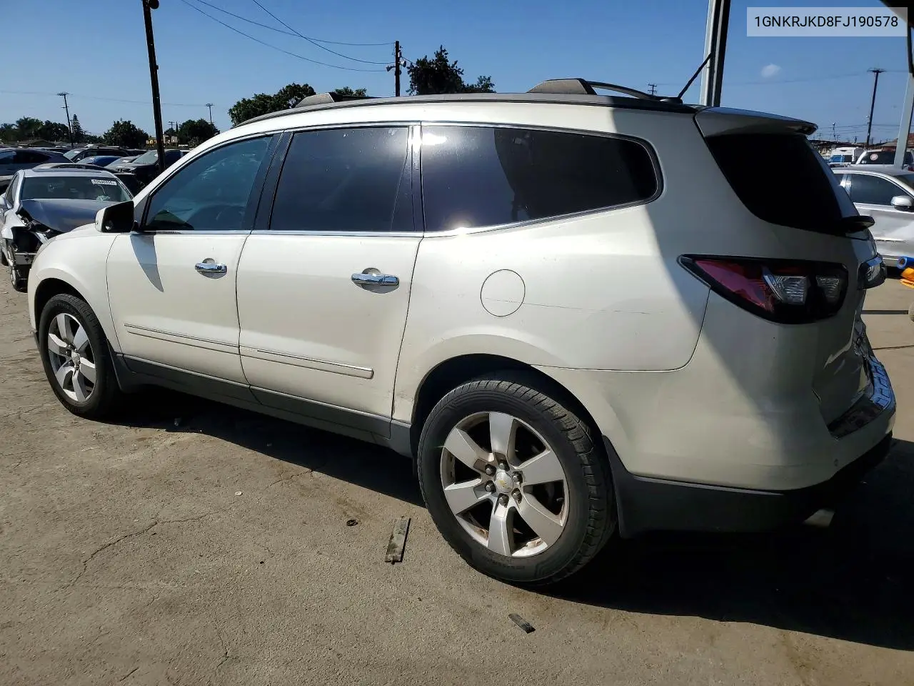 CHEVROLET TRAVERSE 2015, VIN 1GNKRJKD8FJ190578