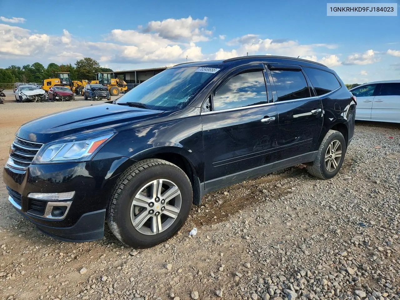 CHEVROLET TRAVERSE 2015, VIN 1GNKRHKD9FJ184023