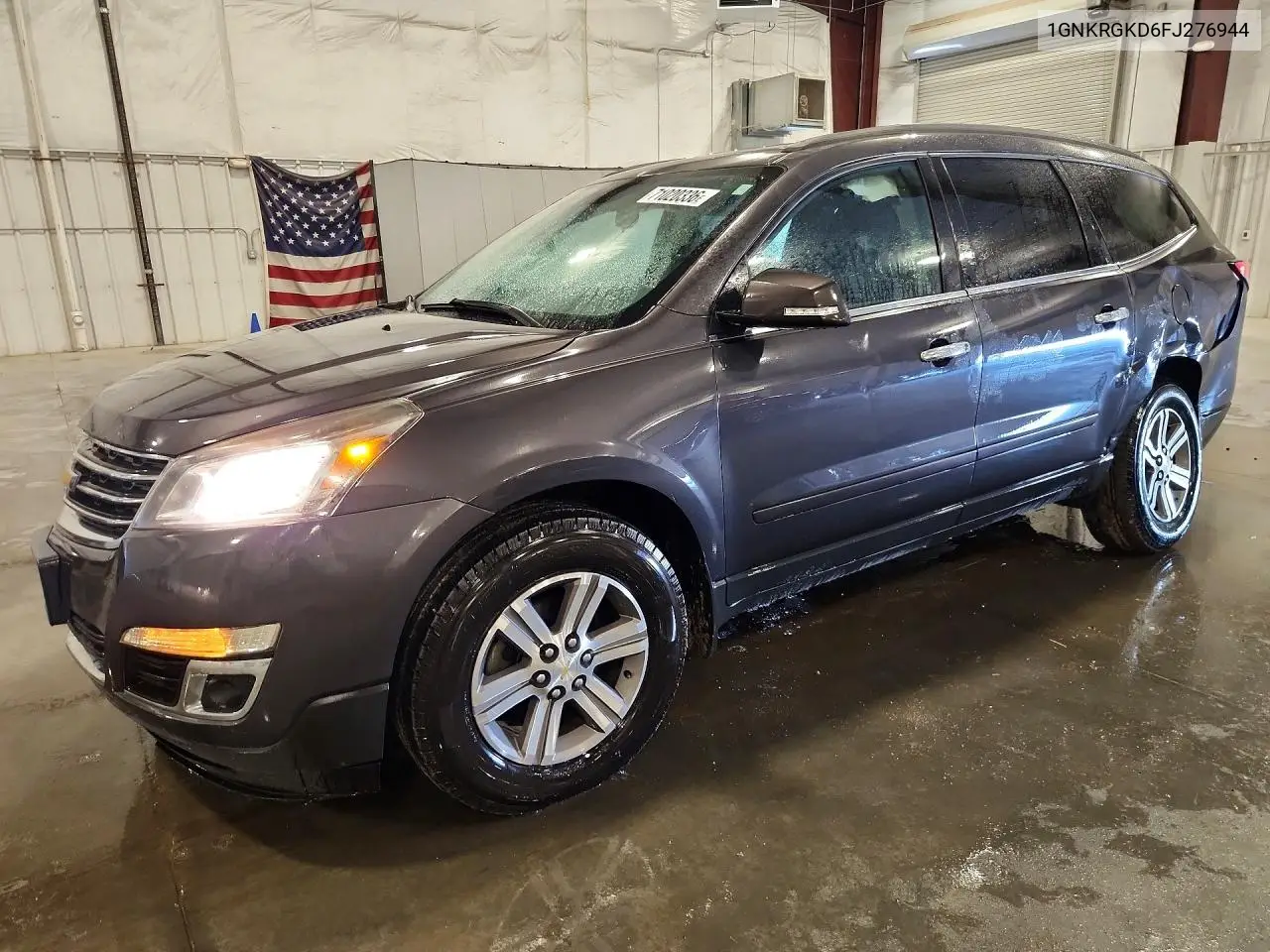 CHEVROLET TRAVERSE 2015, VIN 1GNKRGKD6FJ276944
