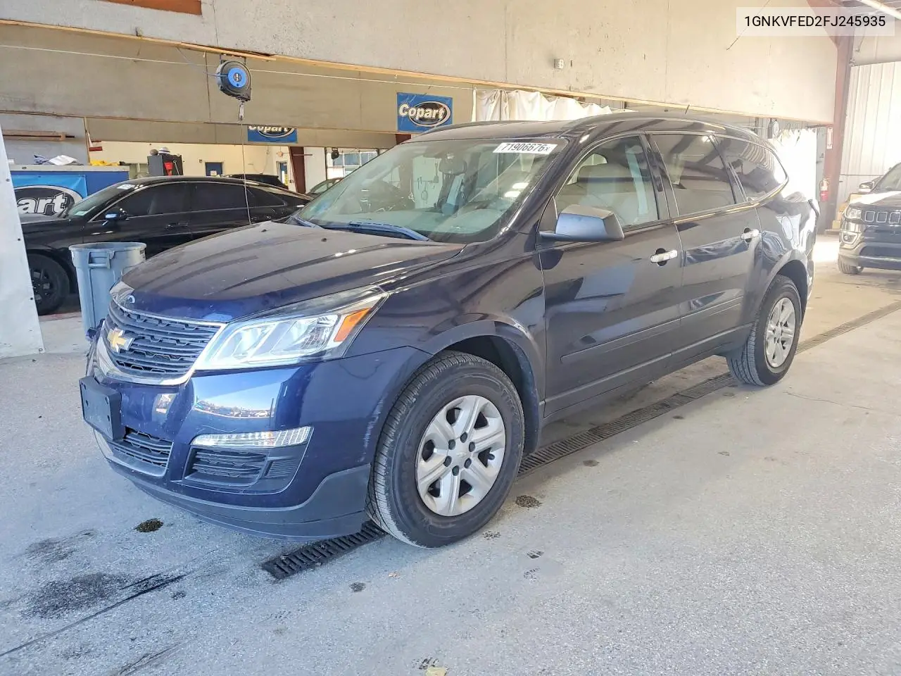 CHEVROLET TRAVERSE 2015, VIN 1GNKVFED2FJ245935