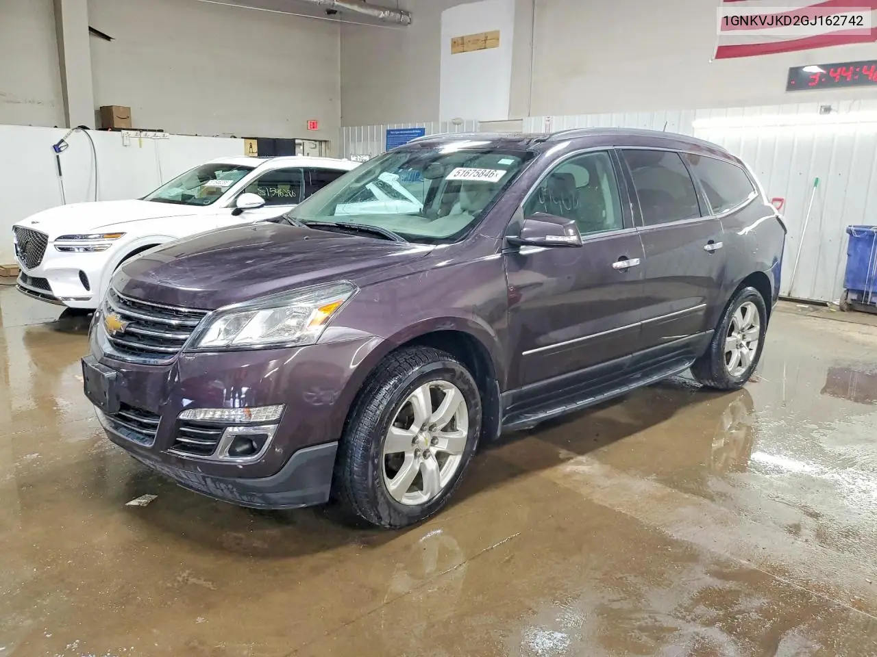 CHEVROLET TRAVERSE 2016, VIN 1GNKVJKD2GJ162742
