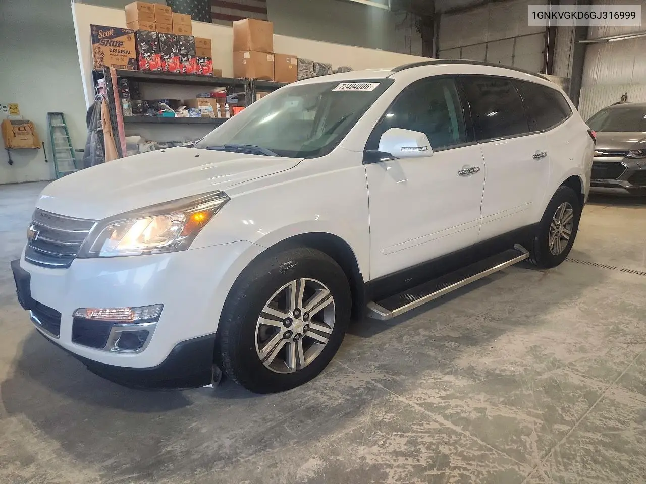 CHEVROLET TRAVERSE 2016, VIN 1GNKVGKD6GJ316999