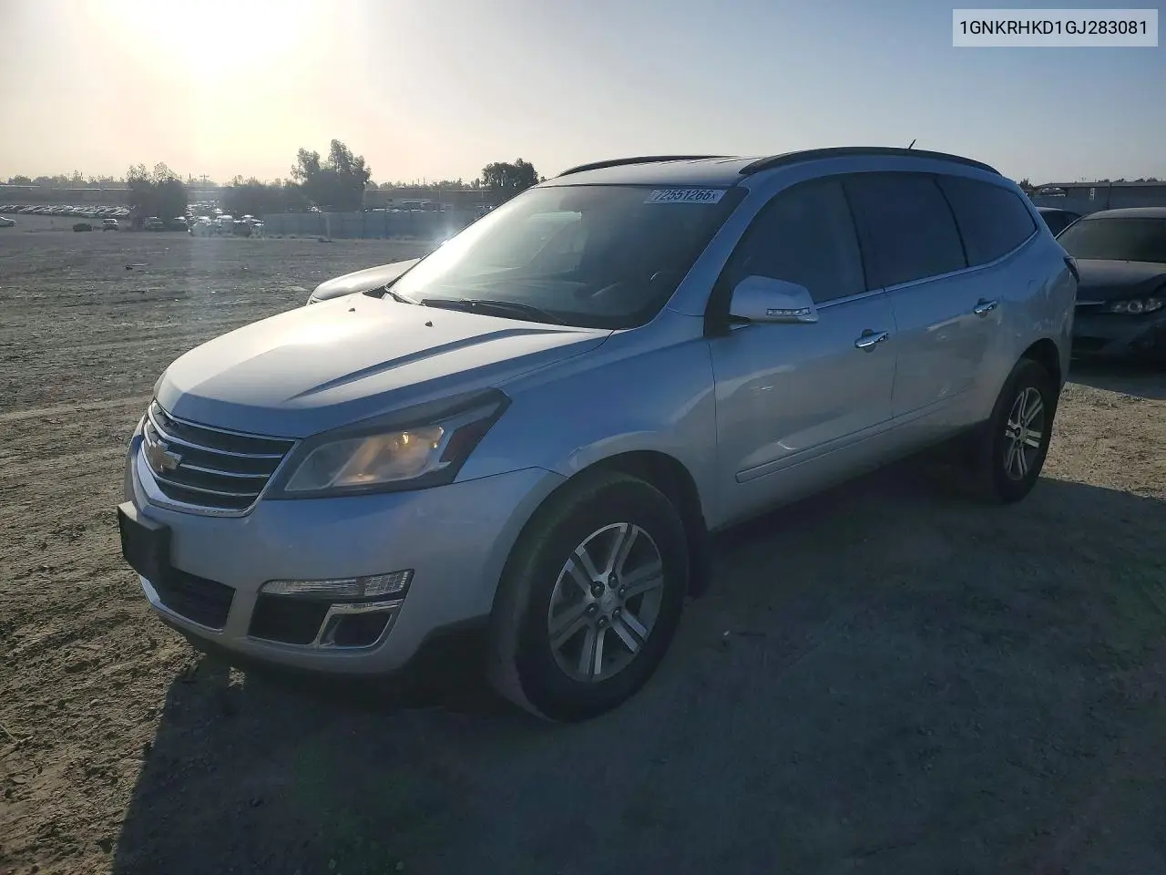 CHEVROLET TRAVERSE 2016, VIN 1GNKRHKD1GJ283081