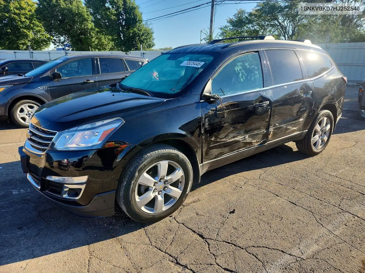 CHEVROLET TRAVERSE 2017, VIN 1GNKVGKD7HJ252540