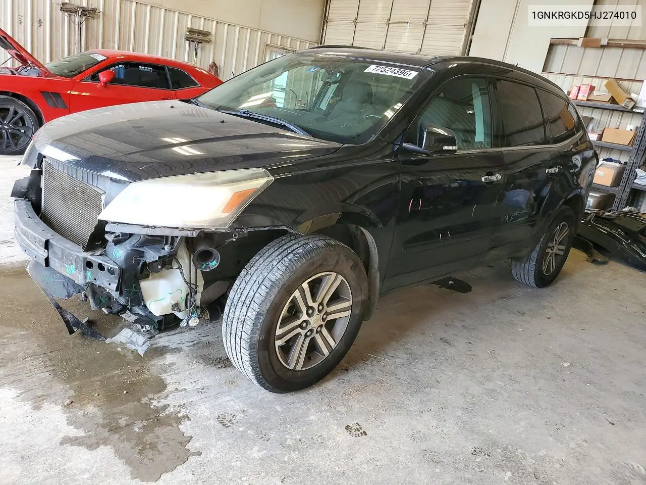 CHEVROLET TRAVERSE 2017, VIN 1GNKRGKD5HJ274010