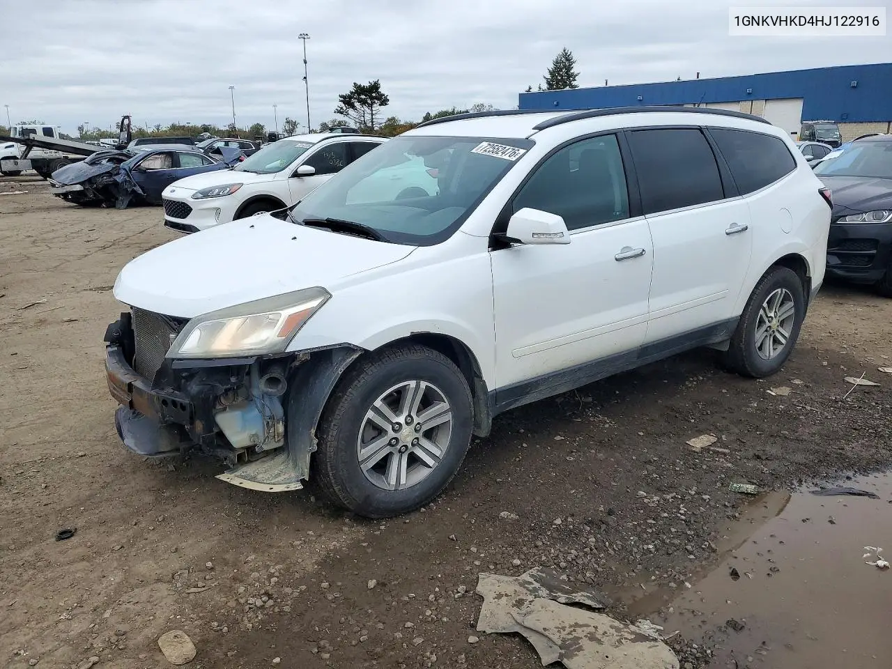 CHEVROLET TRAVERSE 2017, VIN 1GNKVHKD4HJ122916
