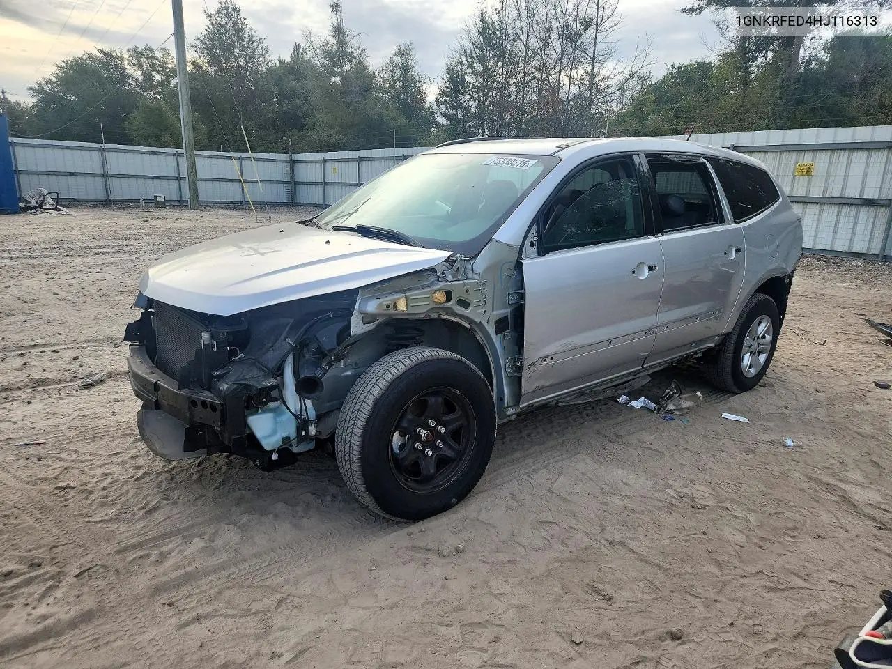 CHEVROLET TRAVERSE 2017, VIN 1GNKRFED4HJ116313