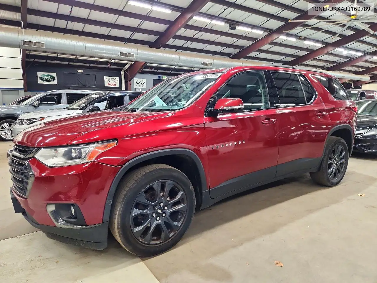 CHEVROLET TRAVERSE 2018, VIN 1GNERJKX4JJ169789