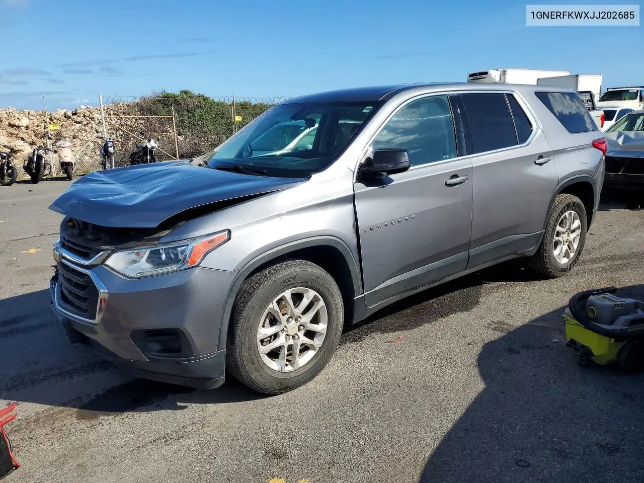CHEVROLET TRAVERSE 2018, VIN 1GNERFKWXJJ202685