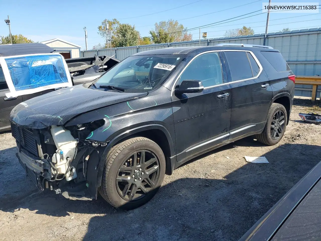 CHEVROLET TRAVERSE 2019, VIN 1GNEVKKW5KJ116383