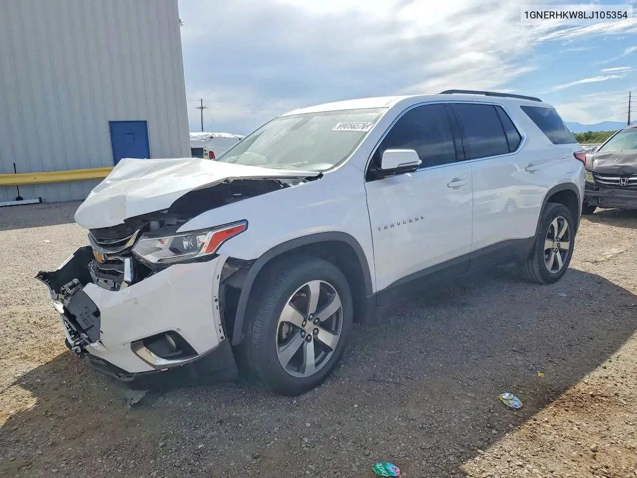 CHEVROLET TRAVERSE 2020, VIN 1GNERHKW8LJ105354