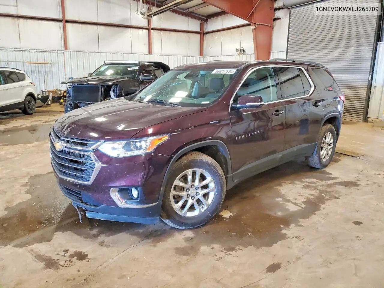 CHEVROLET TRAVERSE 2020, VIN 1GNEVGKWXLJ265709