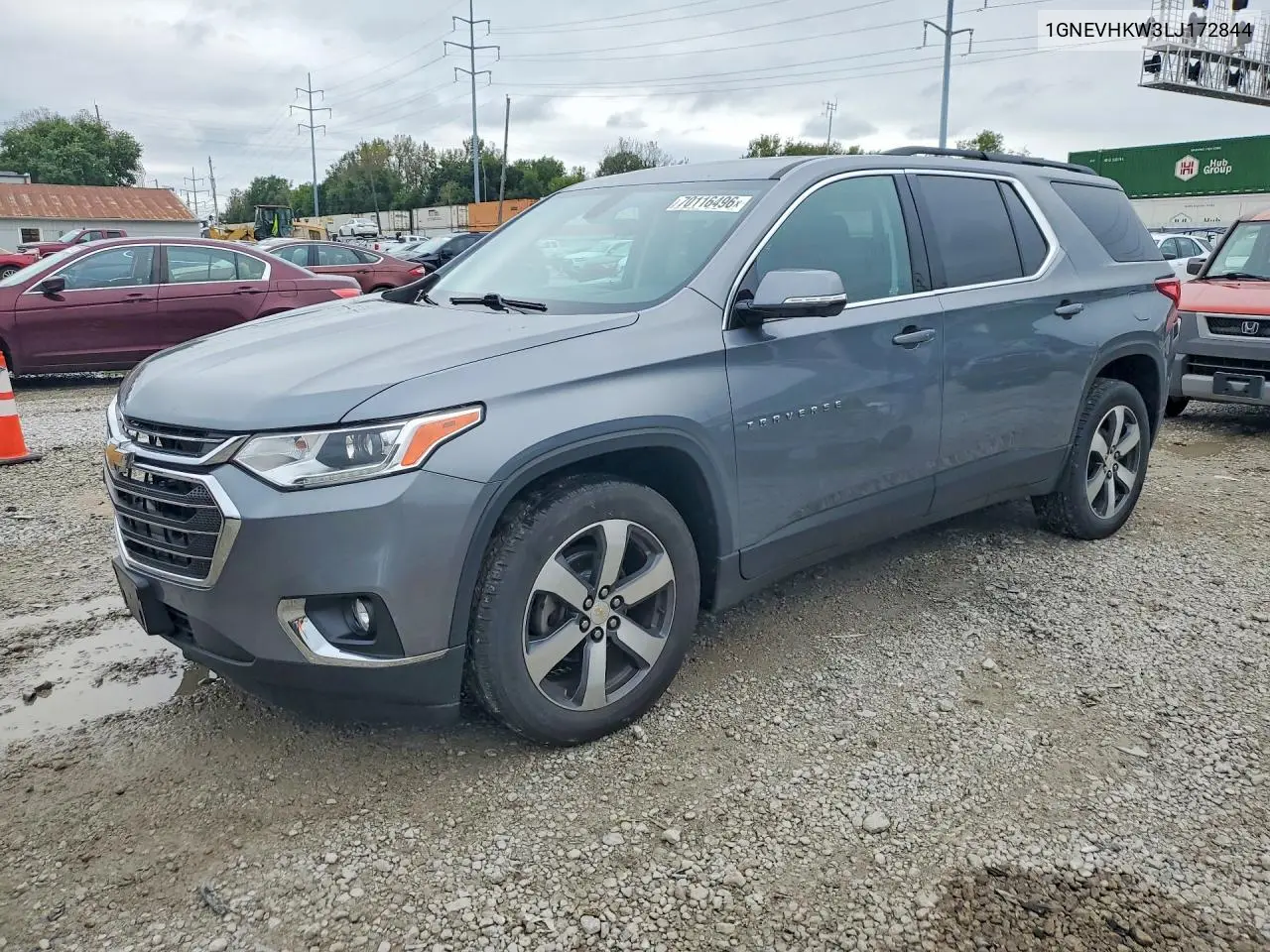 CHEVROLET TRAVERSE 2020, VIN 1GNEVHKW3LJ172844