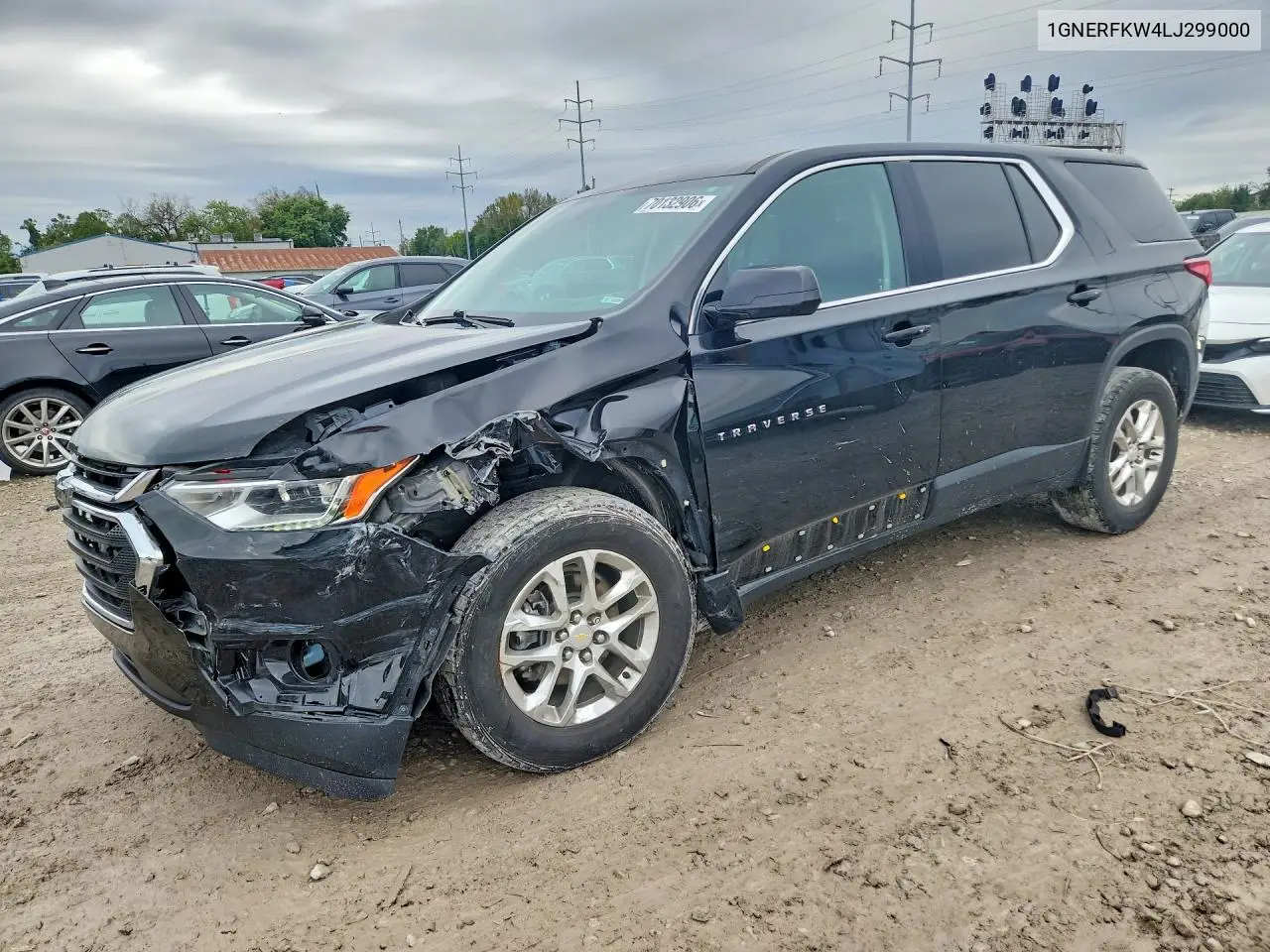 CHEVROLET TRAVERSE 2020, VIN 1GNERFKW4LJ299000