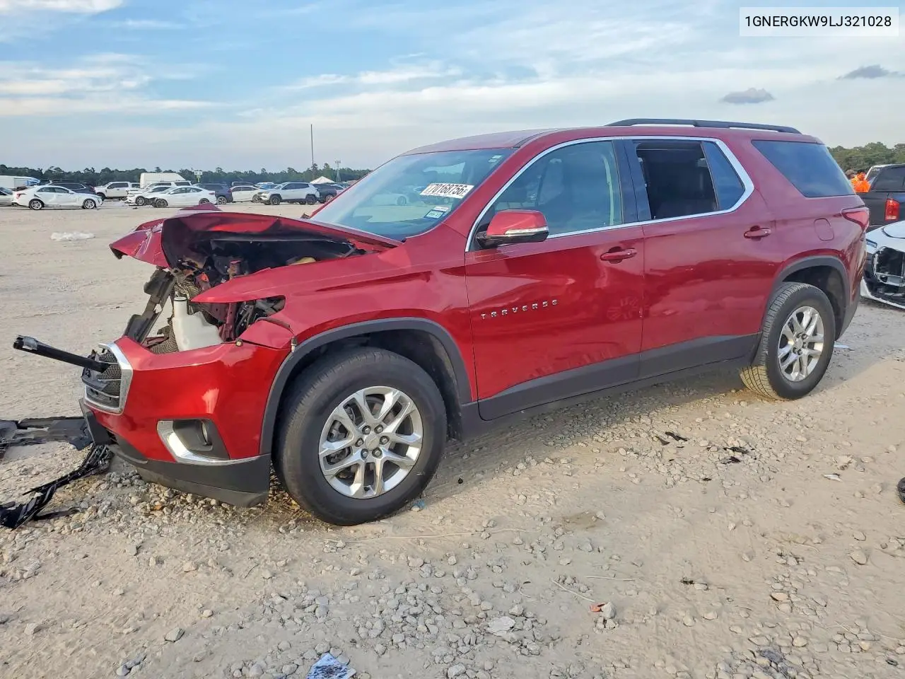 CHEVROLET TRAVERSE 2020, VIN 1GNERGKW9LJ321028