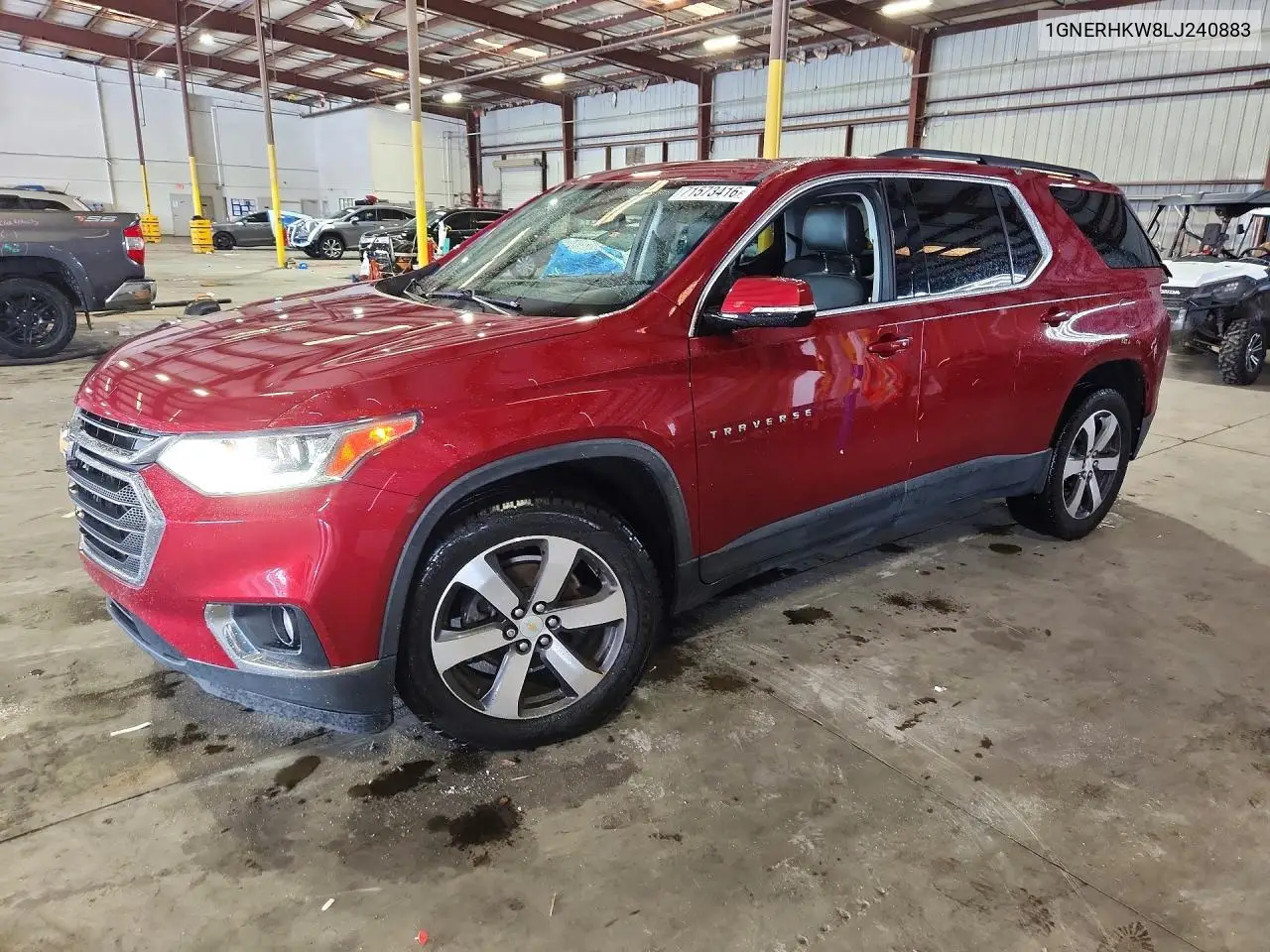 CHEVROLET TRAVERSE 2020, VIN 1GNERHKW8LJ240883