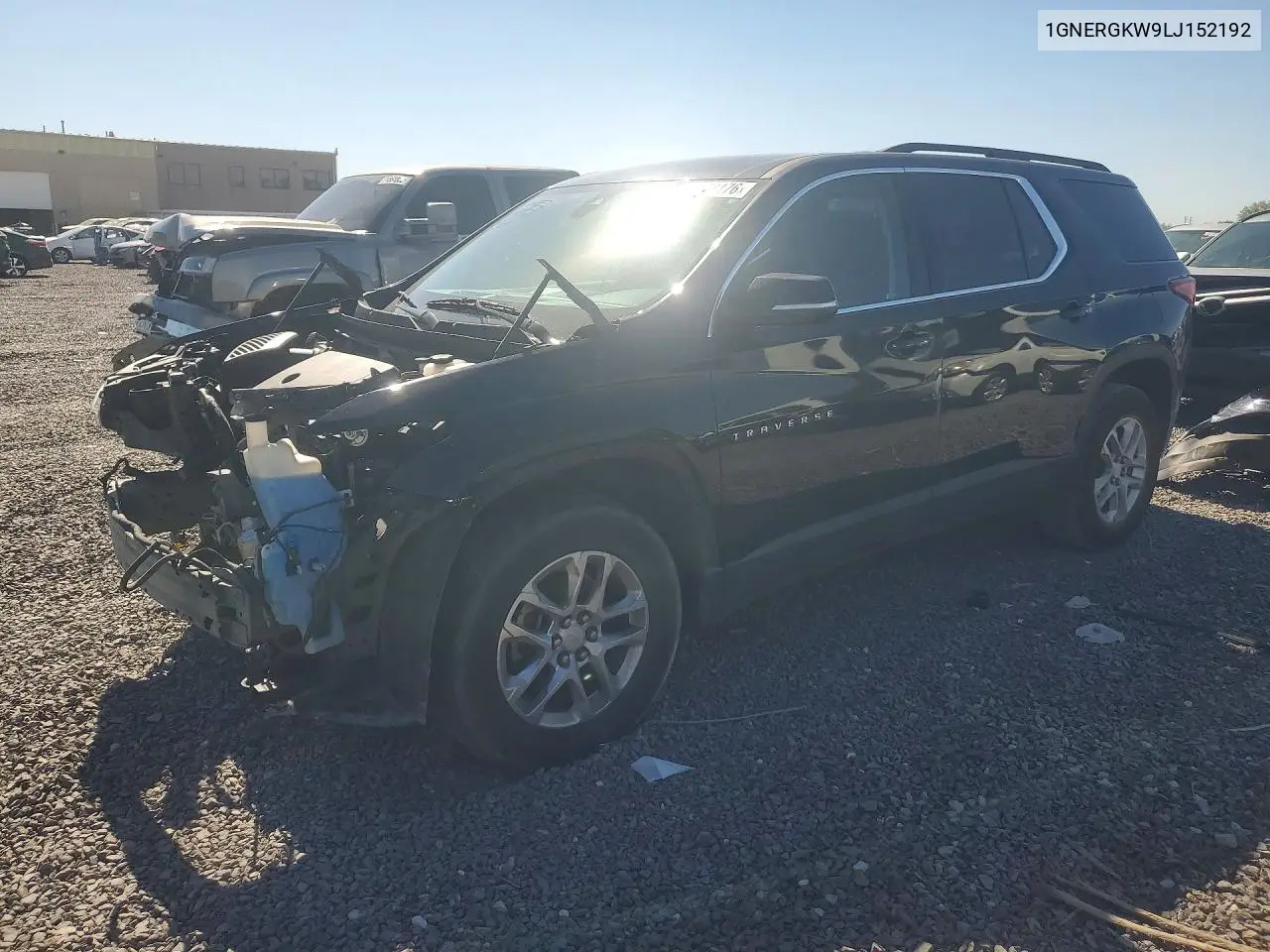 CHEVROLET TRAVERSE 2020, VIN 1GNERGKW9LJ152192