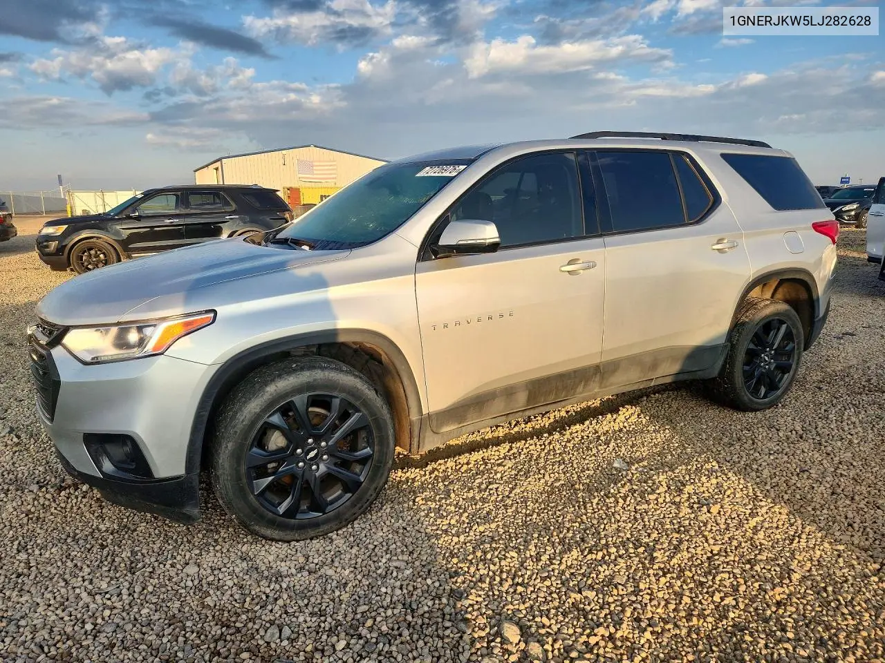 CHEVROLET TRAVERSE 2020, VIN 1GNERJKW5LJ282628