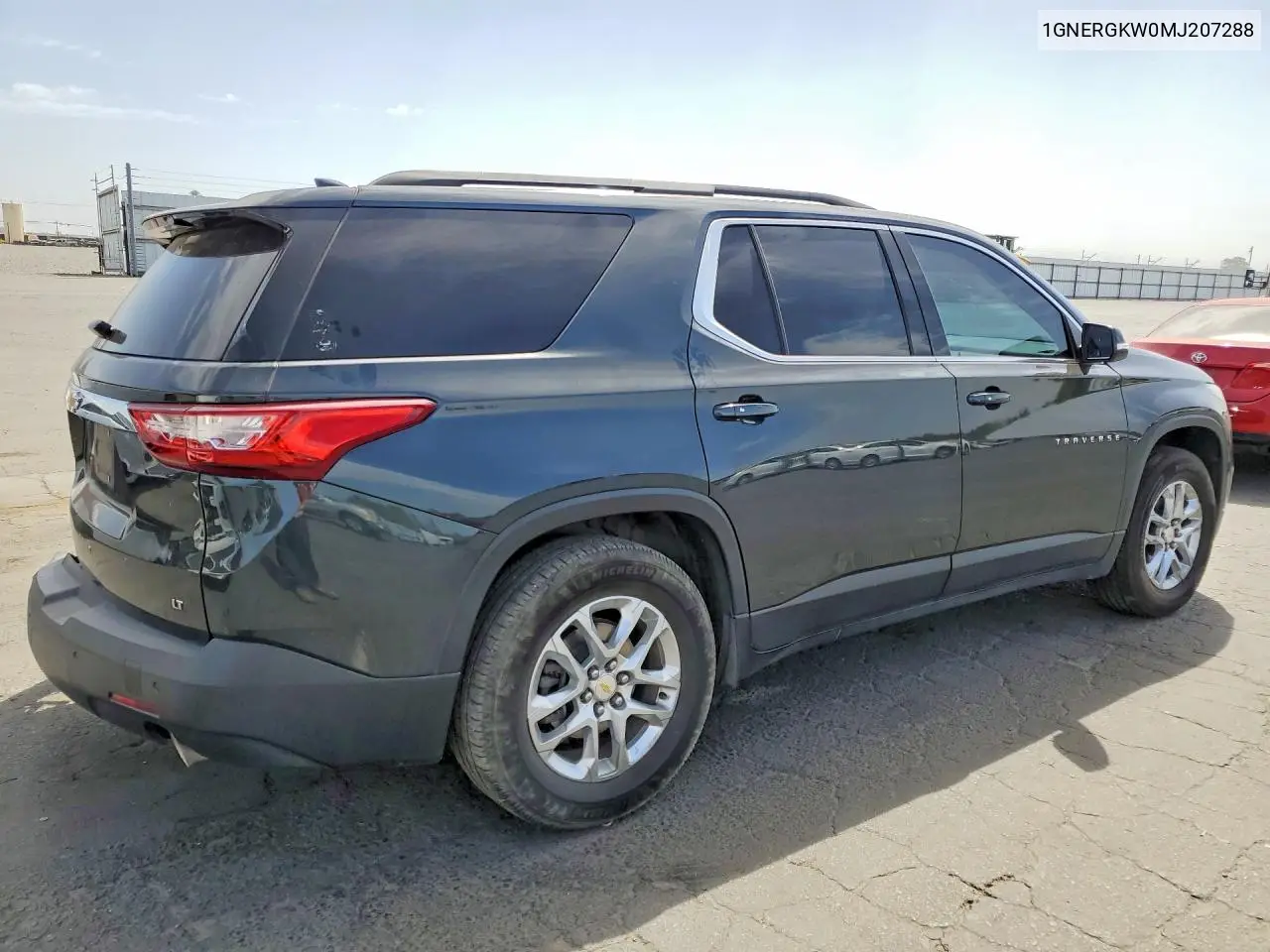 2021 CHEVROLET TRAVERSE VIN 1GNERGKW0MJ207288 — фото 3