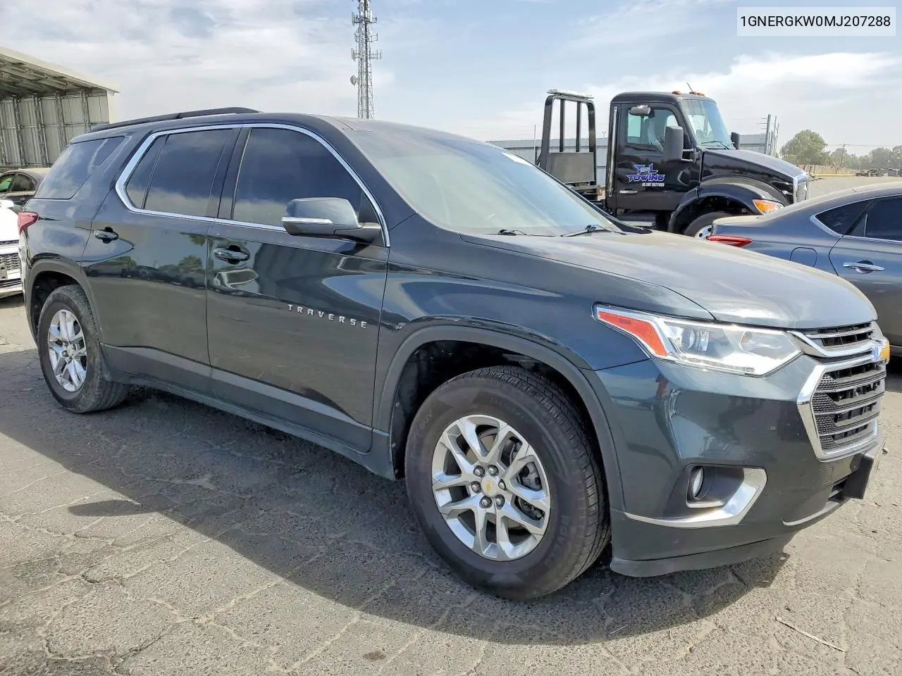 2021 CHEVROLET TRAVERSE VIN 1GNERGKW0MJ207288 — фото 4