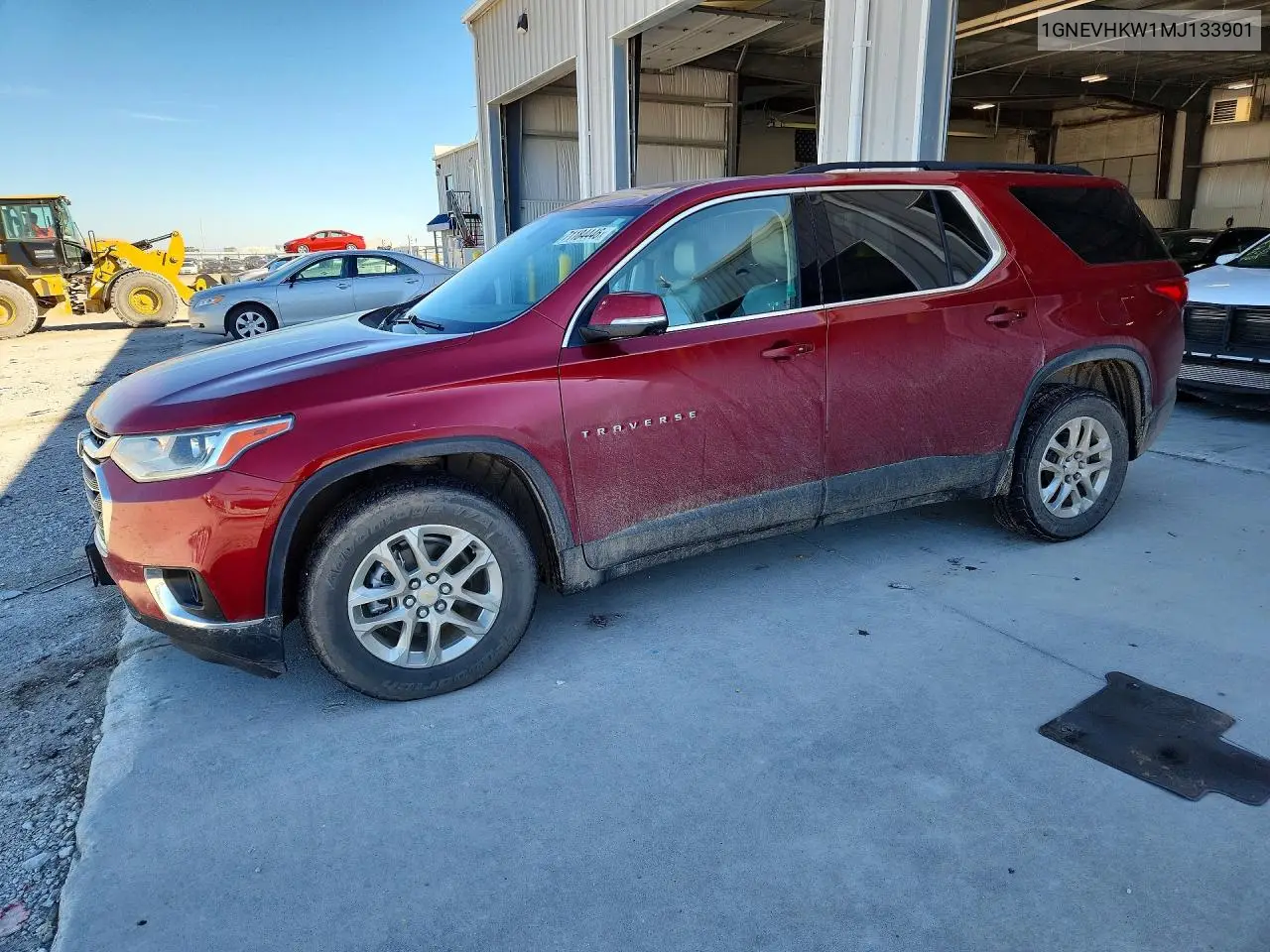 CHEVROLET TRAVERSE 2021, VIN 1GNEVHKW1MJ133901