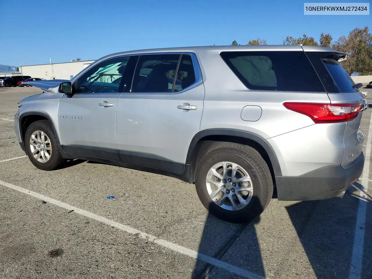 2021 CHEVROLET TRAVERSE VIN 1GNERFKWXMJ272434 — фото 2