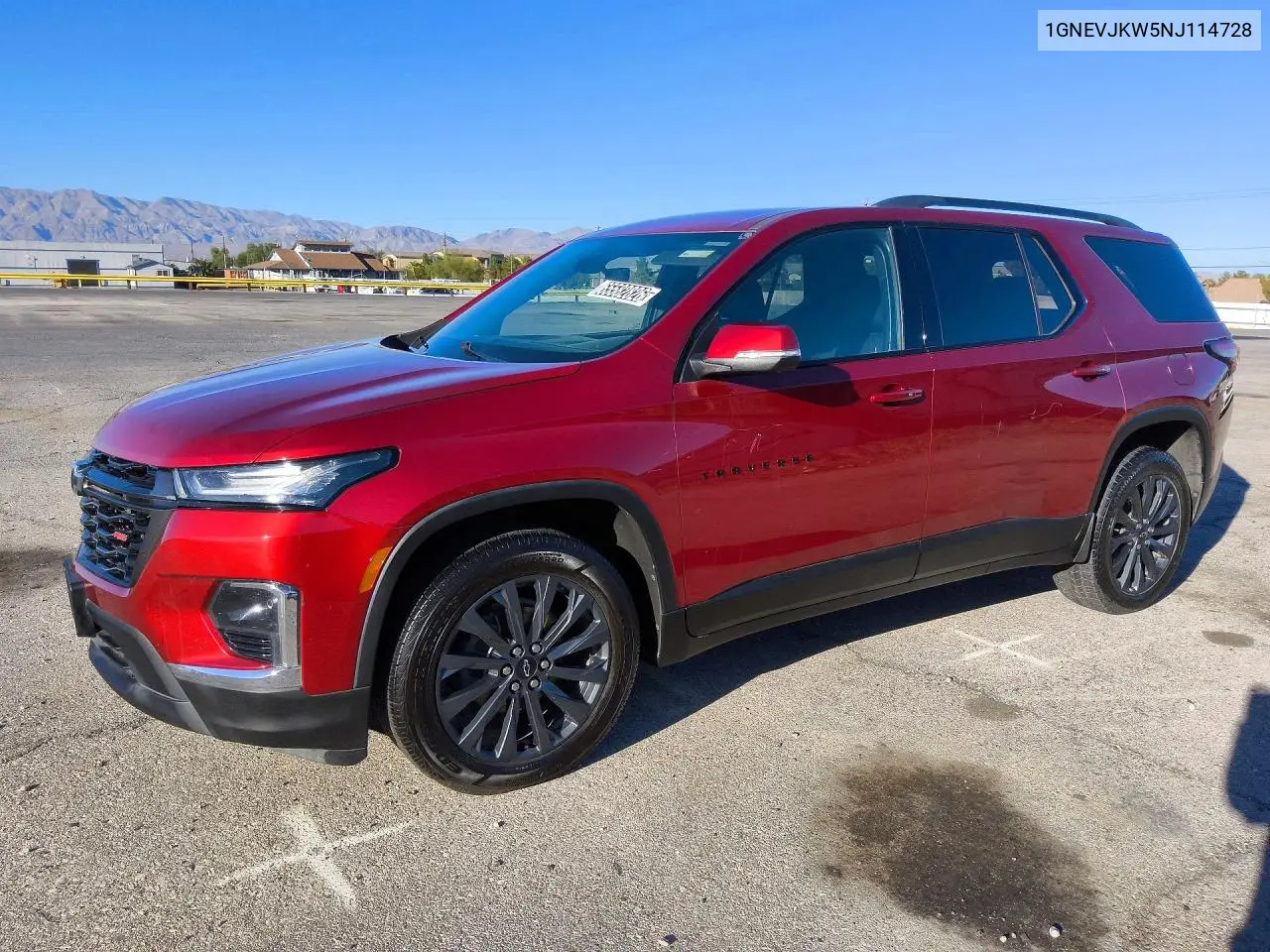 CHEVROLET TRAVERSE 2022, VIN 1GNEVJKW5NJ114728