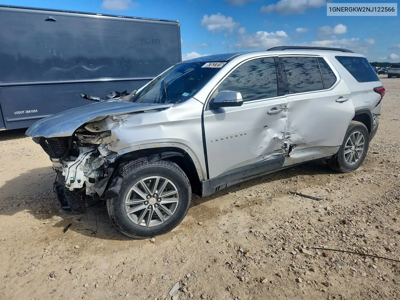 CHEVROLET TRAVERSE 2022, VIN 1GNERGKW2NJ122566