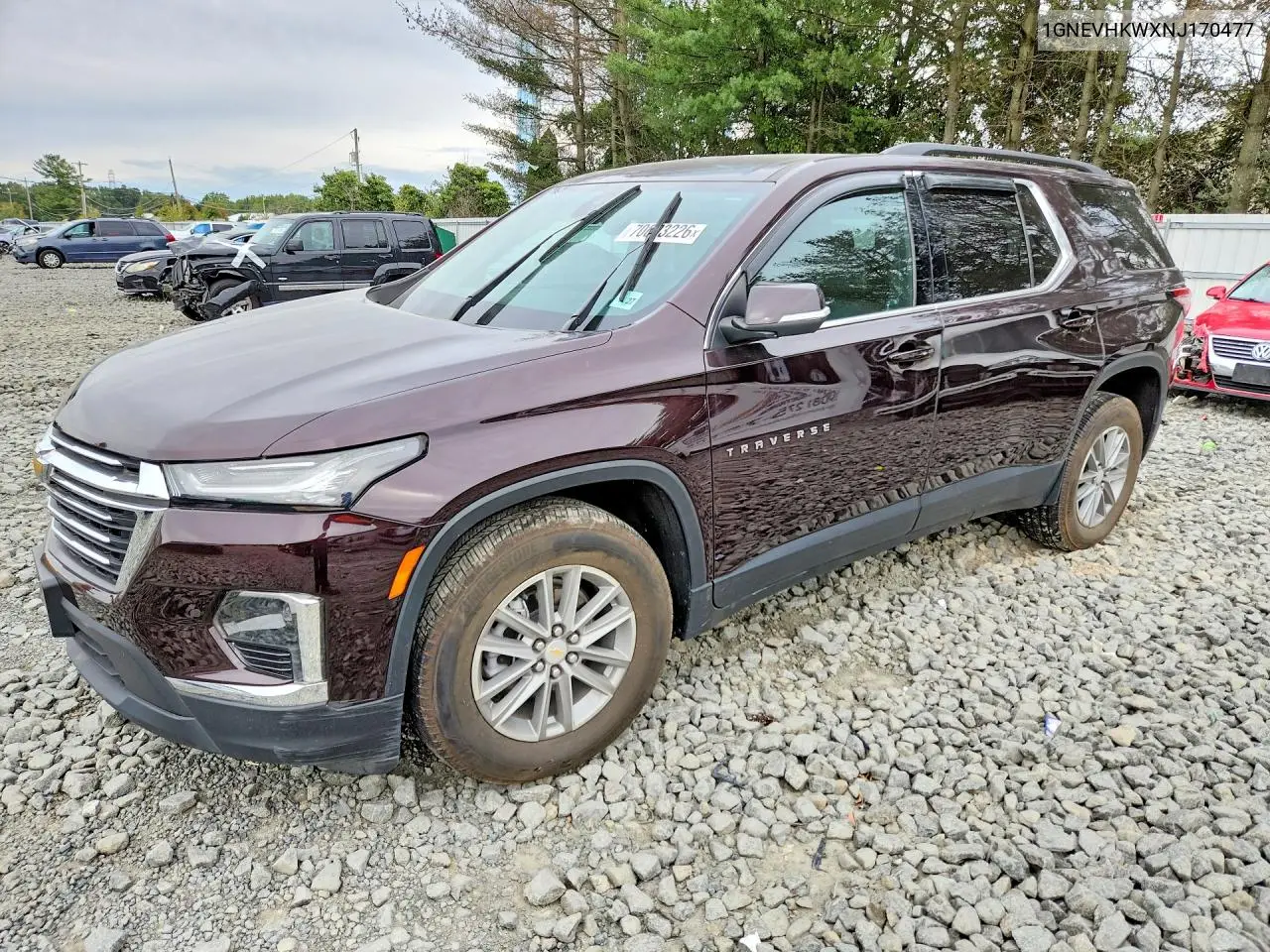 CHEVROLET TRAVERSE 2022, VIN 1GNEVHKWXNJ170477