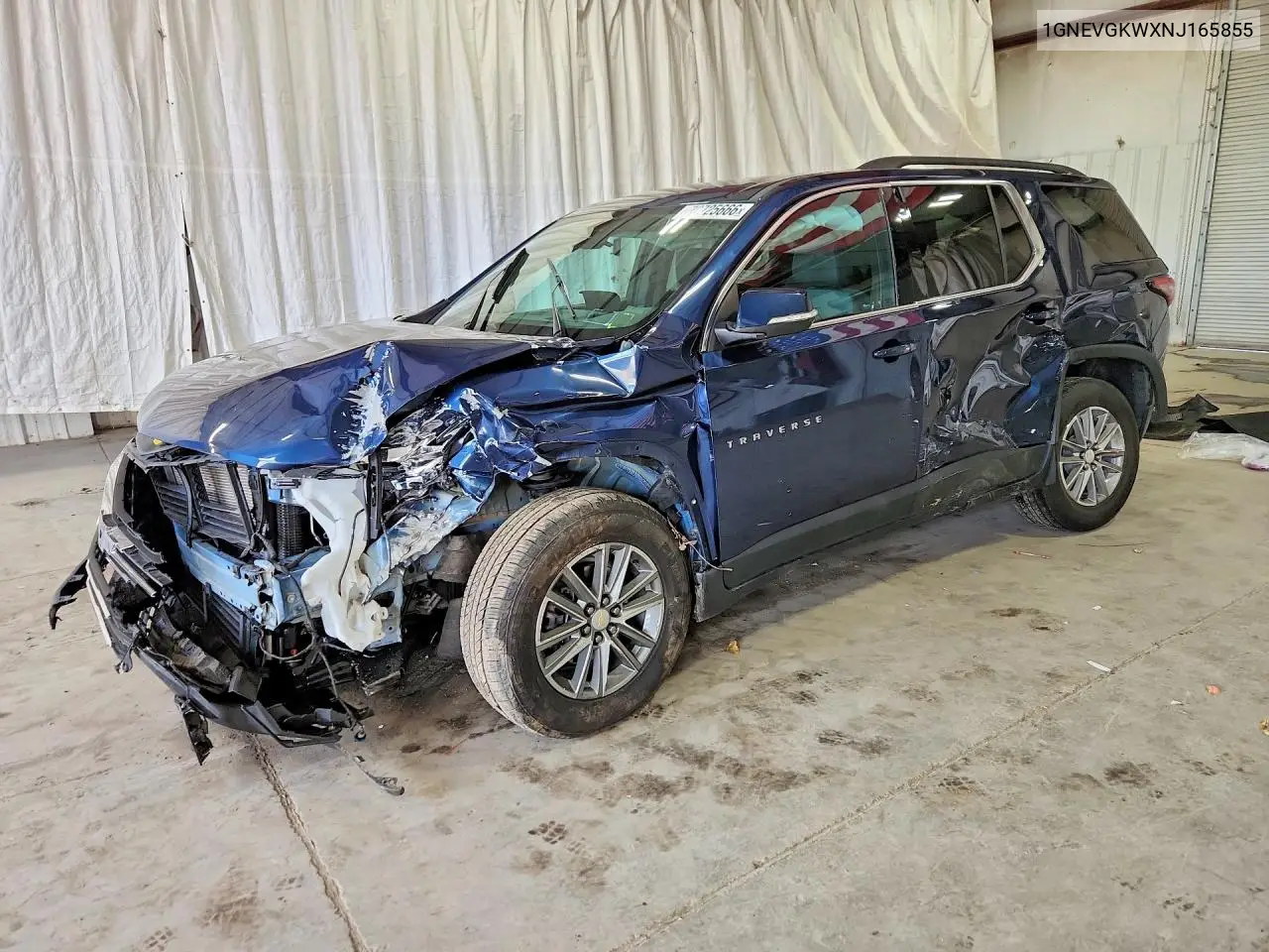 2022 CHEVROLET TRAVERSE VIN 1GNEVGKWXNJ165855 — фото 1