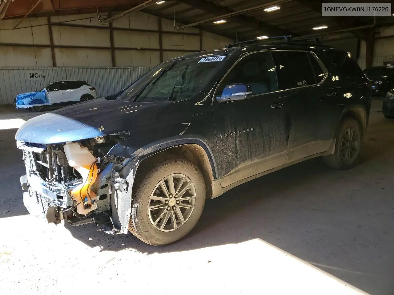 CHEVROLET TRAVERSE 2022, VIN 1GNEVGKW0NJ176220