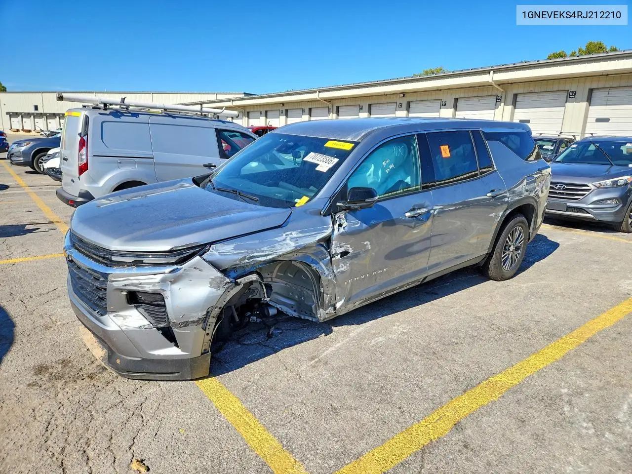 CHEVROLET TRAVERSE 2024, VIN 1GNEVEKS4RJ212210