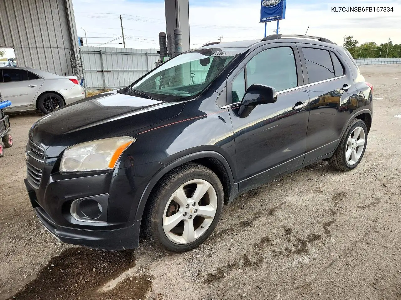 CHEVROLET TRAX 2015, VIN KL7CJNSB6FB167334