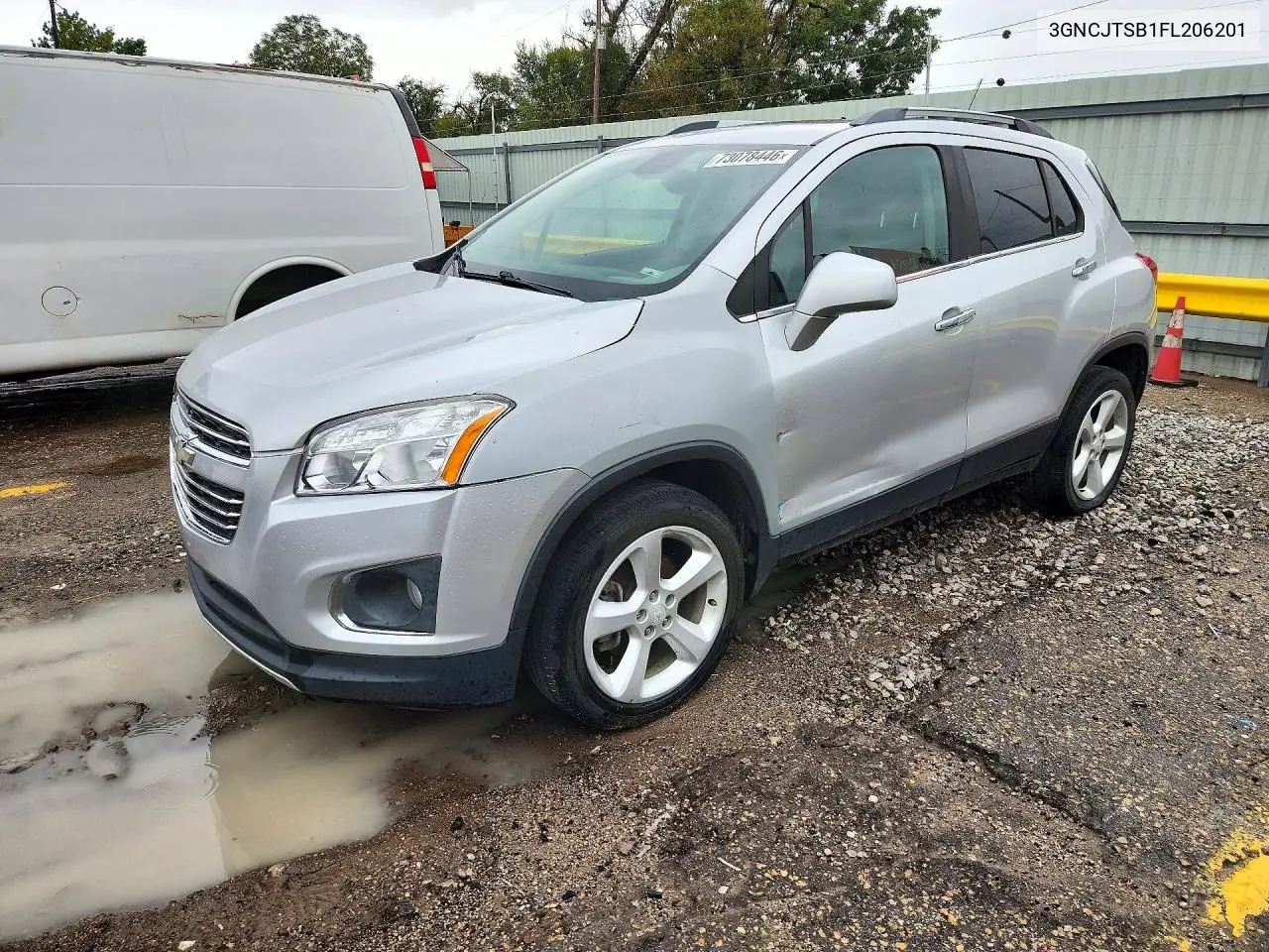 CHEVROLET TRAX 2015, VIN 3GNCJTSB1FL206201