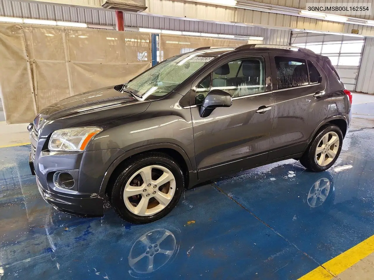 CHEVROLET TRAX 2016, VIN 3GNCJMSB0GL162554
