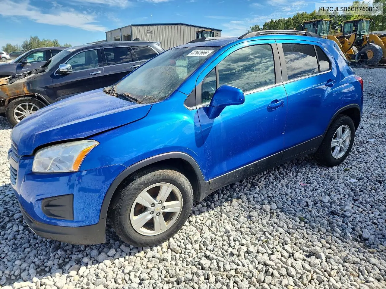 CHEVROLET TRAX 2016, VIN KL7CJLSB6GB760813