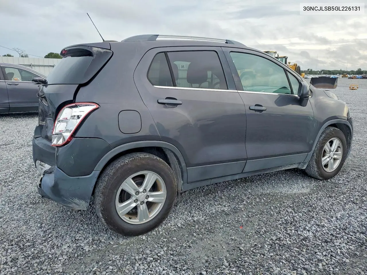 2016 CHEVROLET TRAX VIN 3GNCJLSB5GL226131 — фото 3