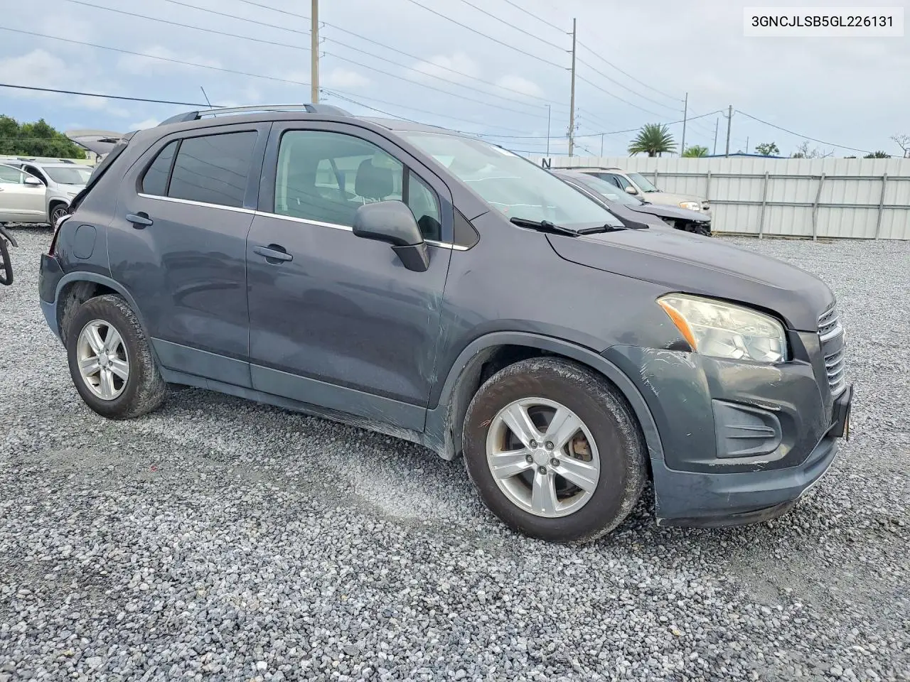 2016 CHEVROLET TRAX VIN 3GNCJLSB5GL226131 — фото 4