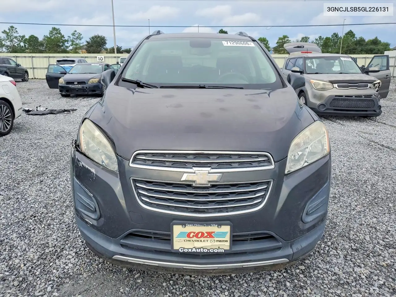2016 CHEVROLET TRAX VIN 3GNCJLSB5GL226131 — фото 5