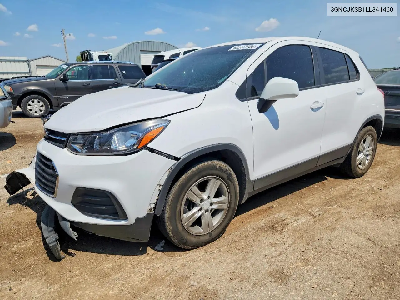 CHEVROLET TRAX 2017, VIN 3GNCJKSB1LL341460
