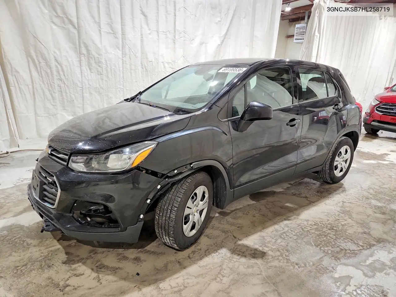CHEVROLET TRAX 2017, VIN 3GNCJKSB7HL258719
