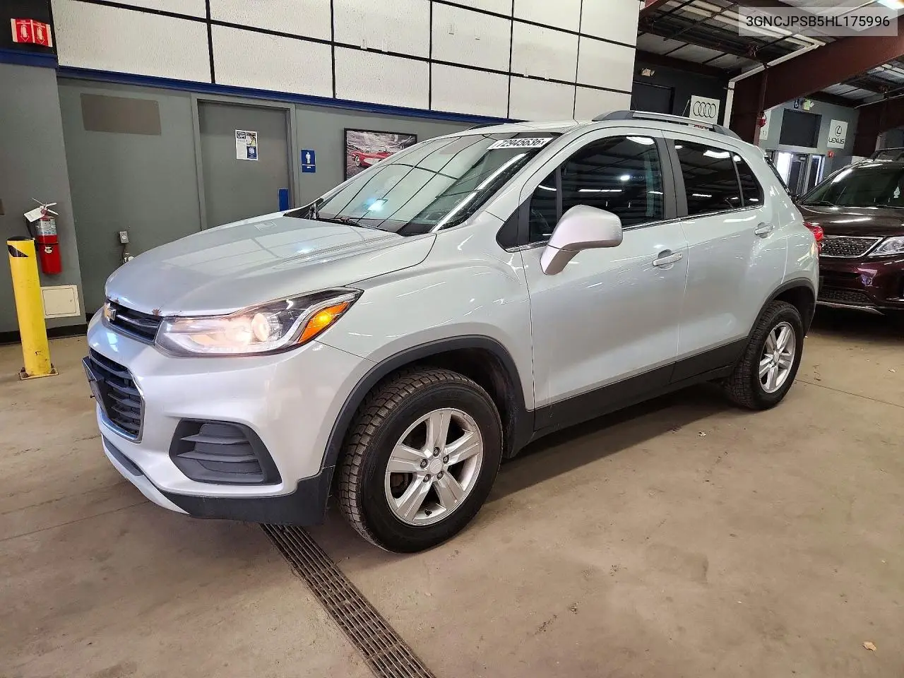 CHEVROLET TRAX 2017, VIN 3GNCJPSB5HL175996