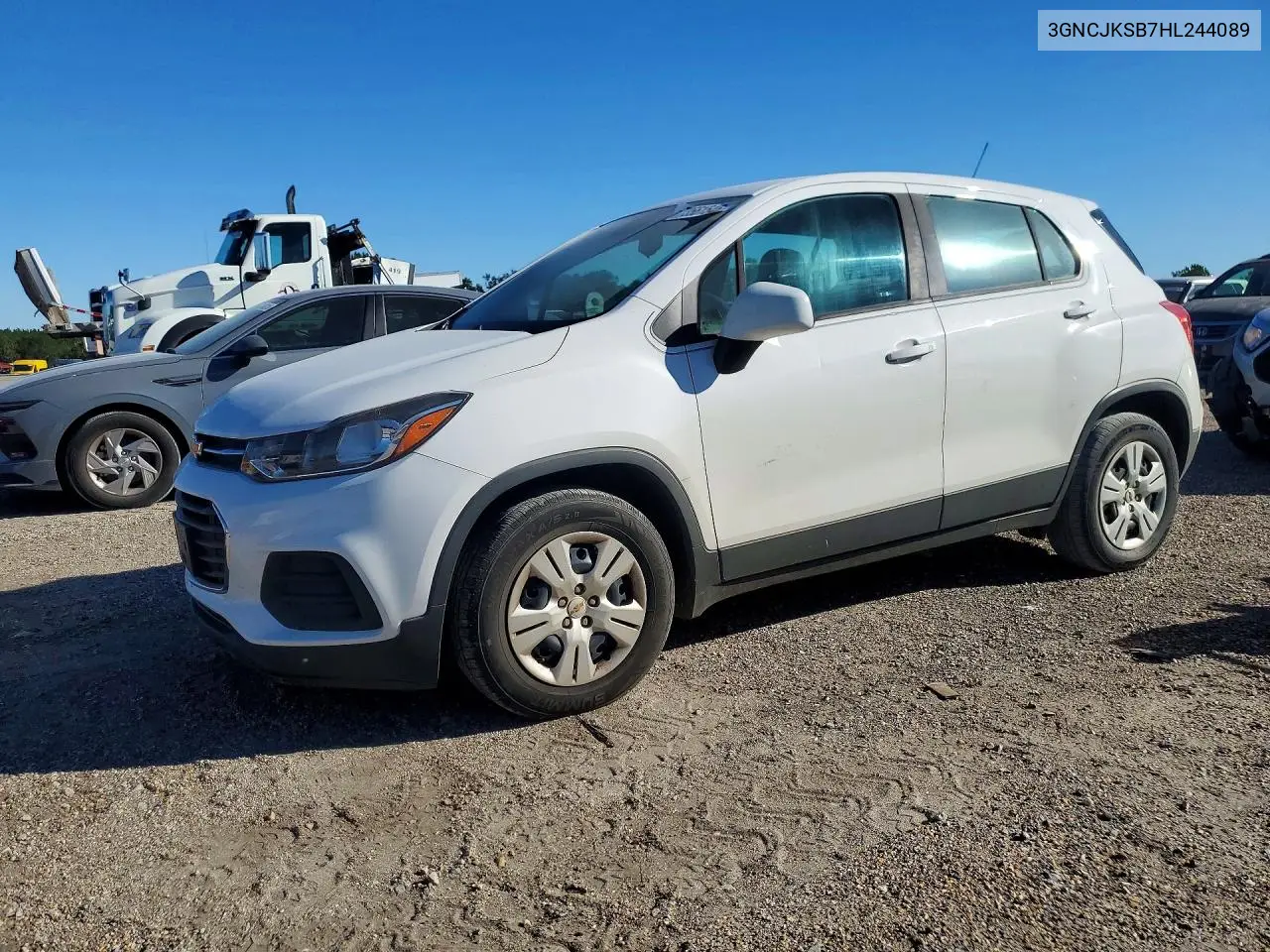 CHEVROLET TRAX 2017, VIN 3GNCJKSB7HL244089