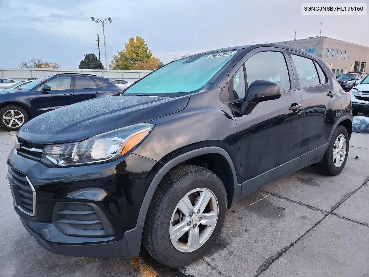 CHEVROLET TRAX 2017, VIN 3GNCJNSB7HL196160