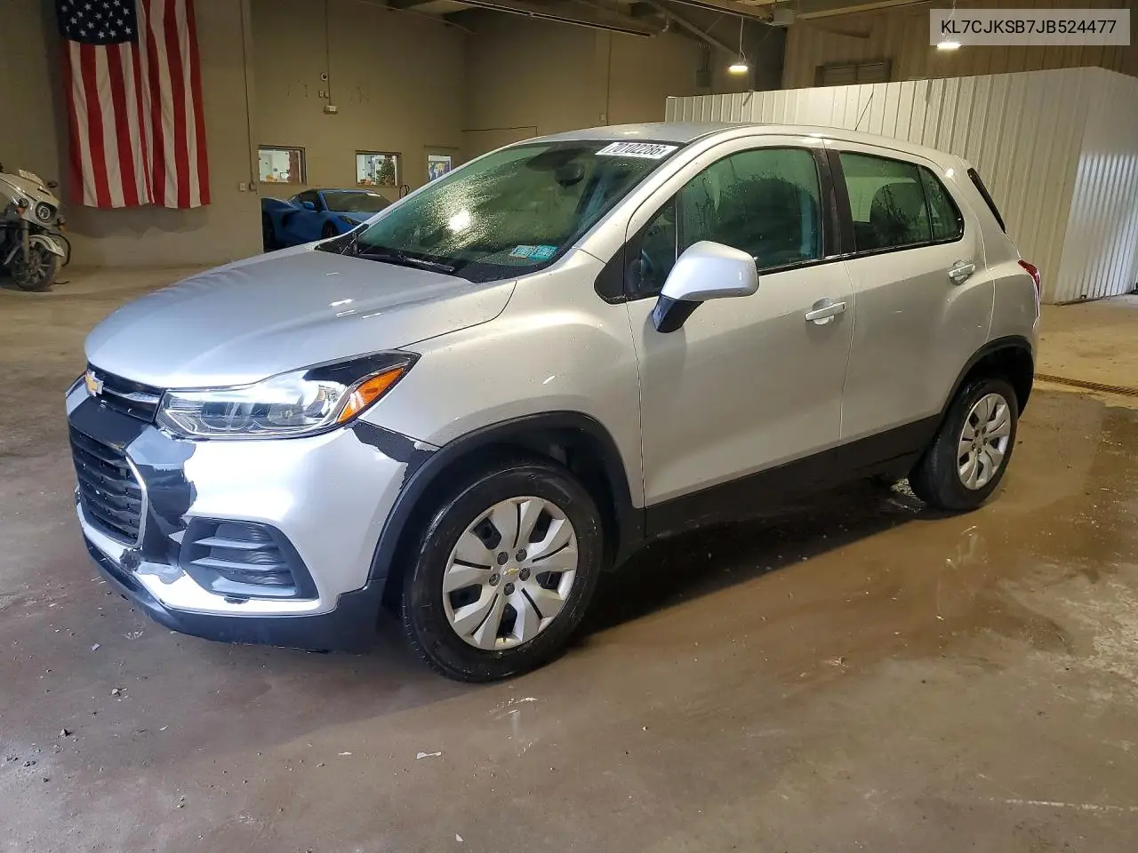CHEVROLET TRAX 2018, VIN KL7CJKSB7JB524477