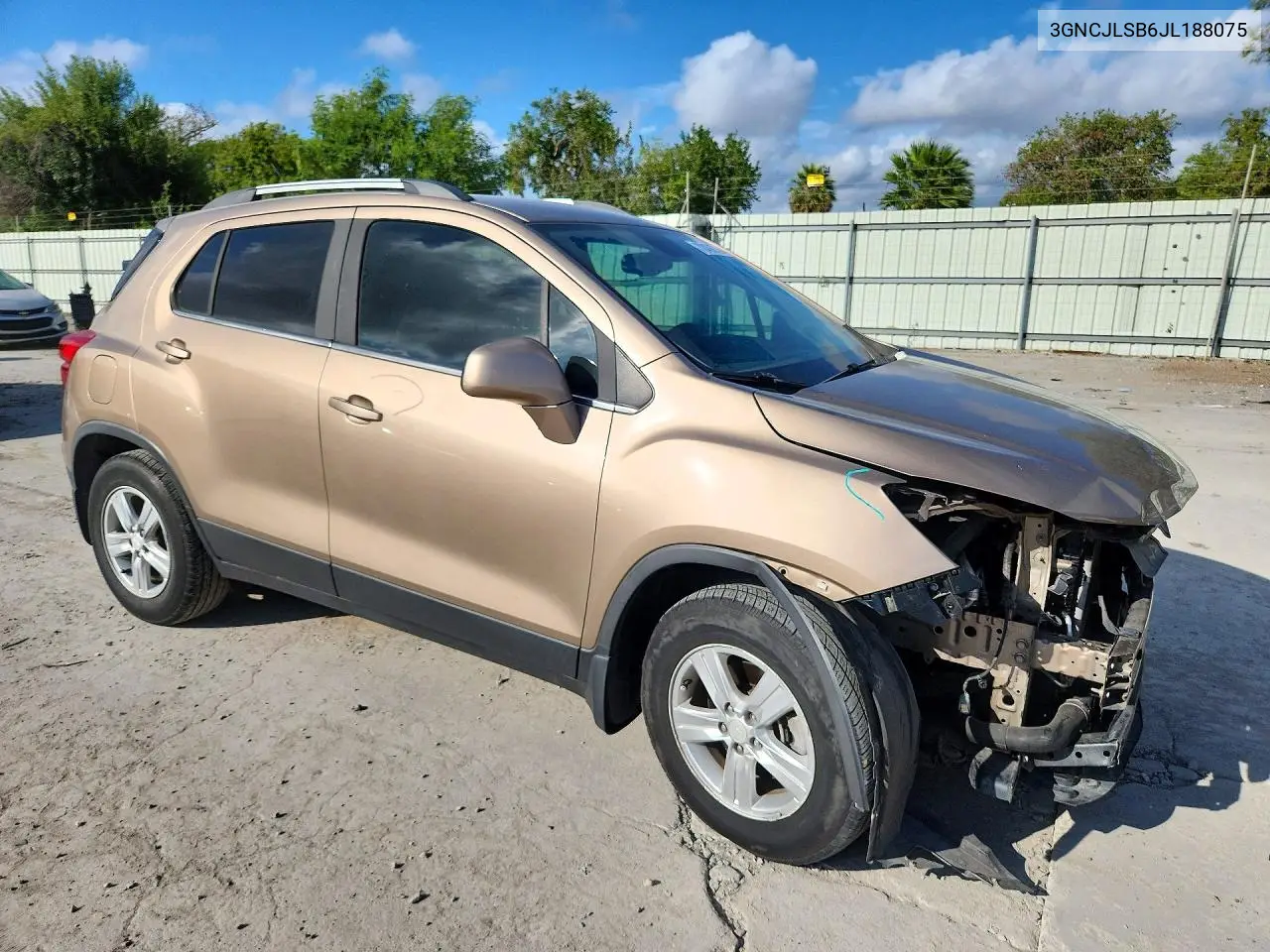 2018 CHEVROLET TRAX VIN 3GNCJLSB6JL188075 — фото 4