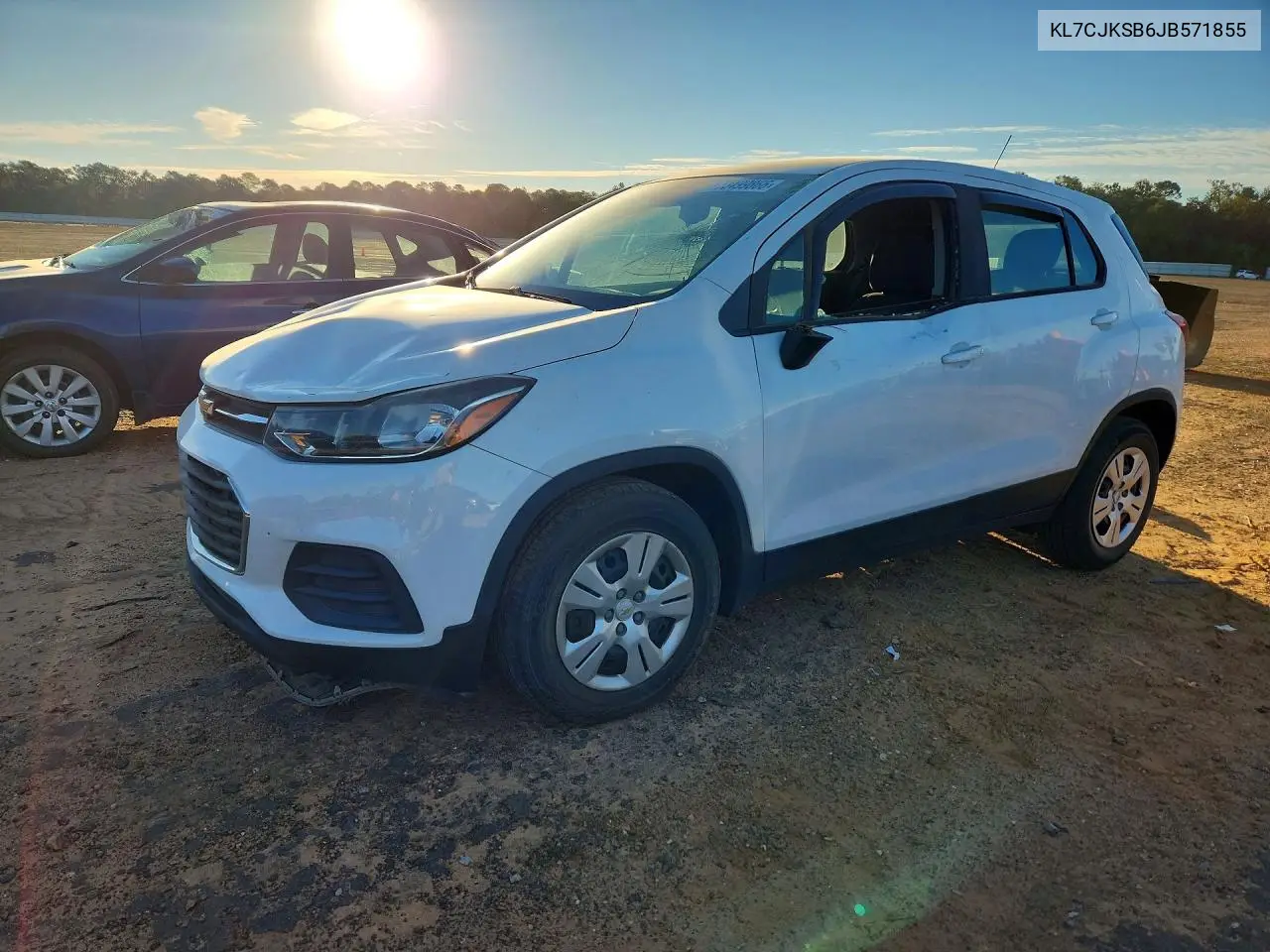 CHEVROLET TRAX 2018, VIN KL7CJKSB6JB571855