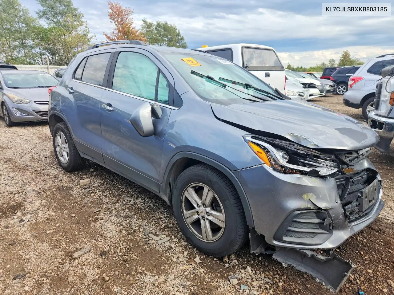 2019 CHEVROLET TRAX VIN KL7CJLSBXKB803185 — фото 4