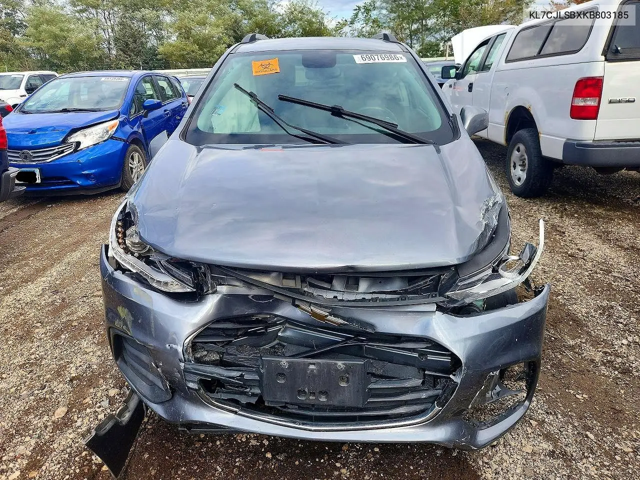 2019 CHEVROLET TRAX VIN KL7CJLSBXKB803185 — фото 5